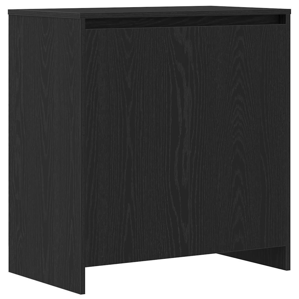 vidaXL Servantă, stejar negru, 70x41x75cm, lemn prelucrat