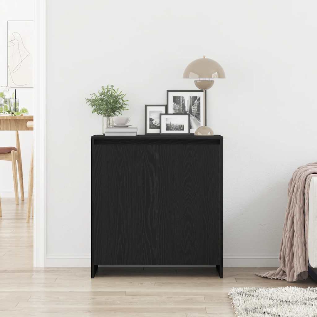 vidaXL Servantă, stejar negru, 70x41x75cm, lemn prelucrat