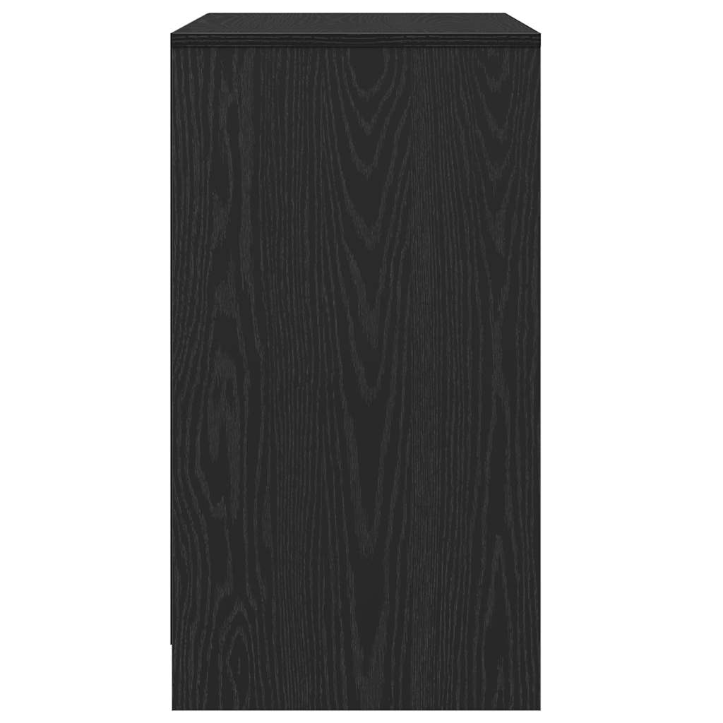 vidaXL Servantă, stejar negru, 70x41x75cm, lemn prelucrat