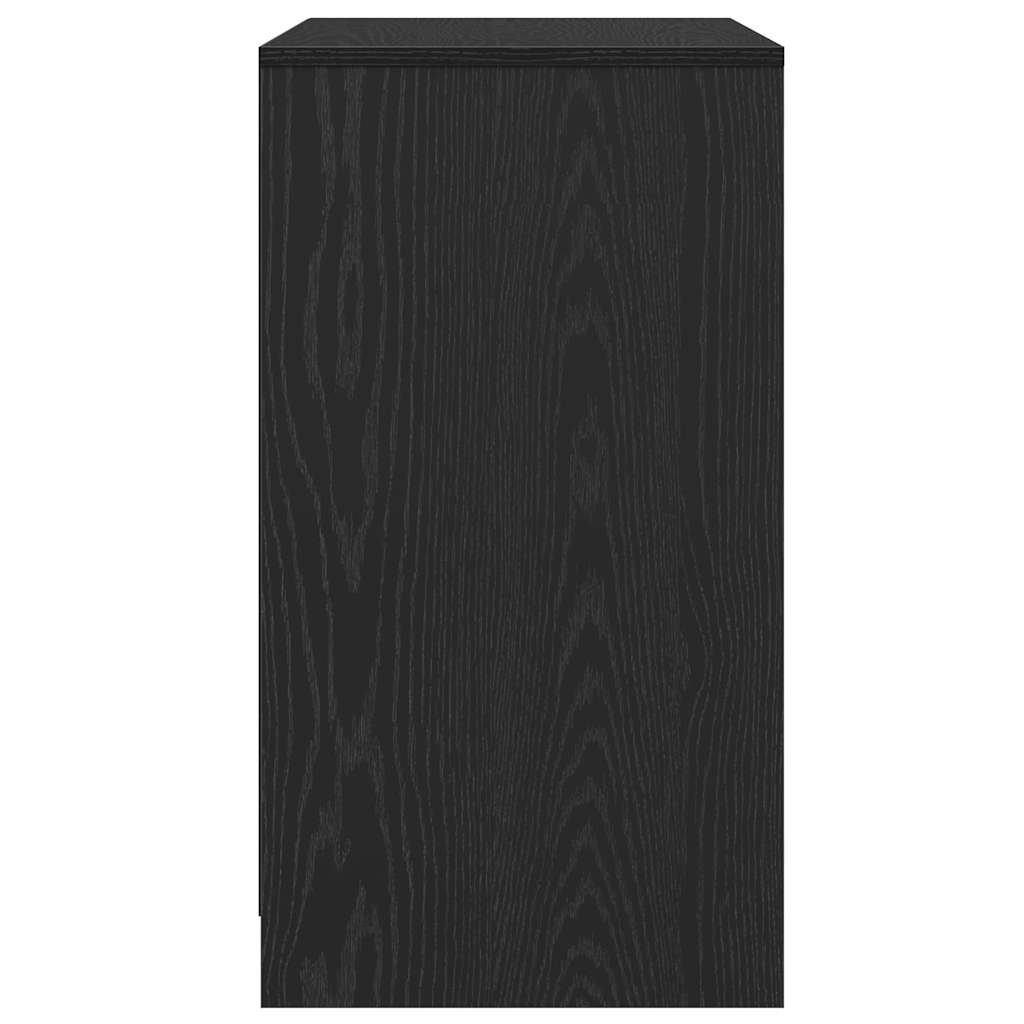 vidaXL Servantă, stejar negru, 70x41x75cm, lemn prelucrat