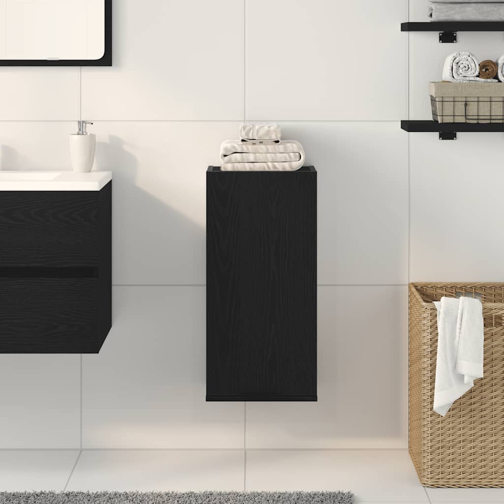 vidaXL Dulap montat pe perete, stejar negru, 32x20x67cm lemn prelucrat vidaXL Dulap montat pe perete, stejar negru, 32x20x67cm lemn prelucrat