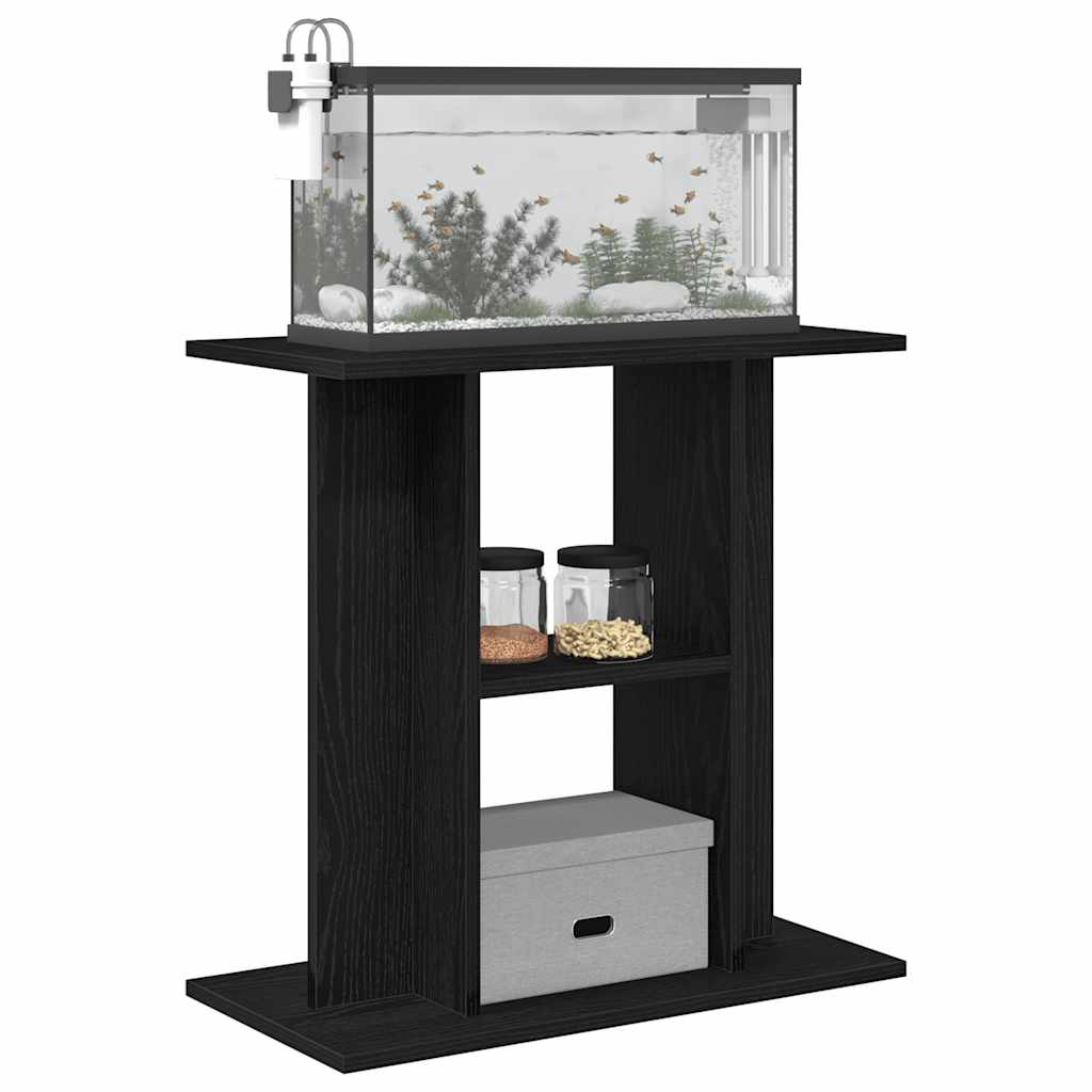 vidaXL Suport pentru acvariu Stejar negru 60x30x60 cm lemn prelucrat vidaXL Suport pentru acvariu Stejar negru 60x30x60 cm lemn prelucrat