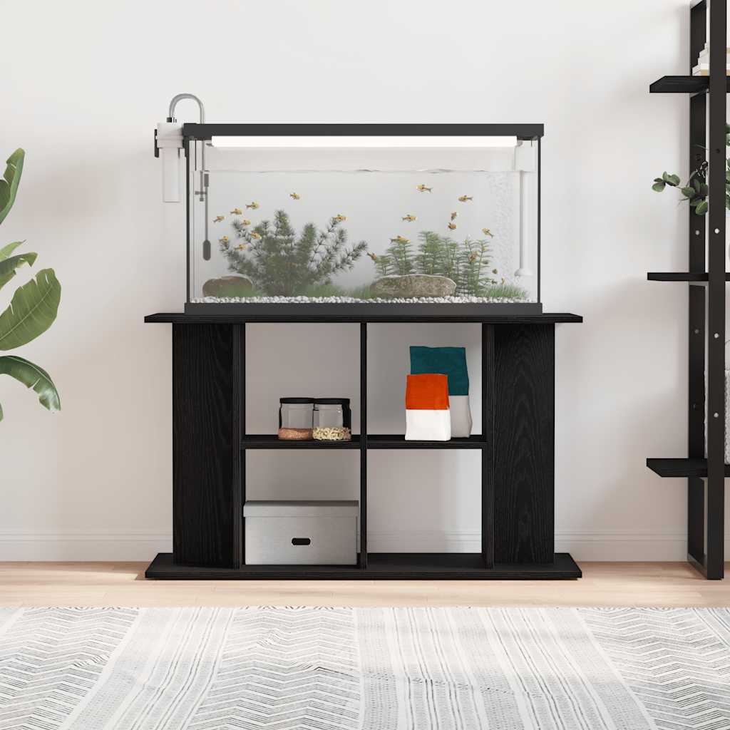 vidaXL Suport acvariu Stejar negru 100x40x60 cm Lemn prelucrat vidaXL Suport acvariu Stejar negru 100x40x60 cm Lemn prelucrat