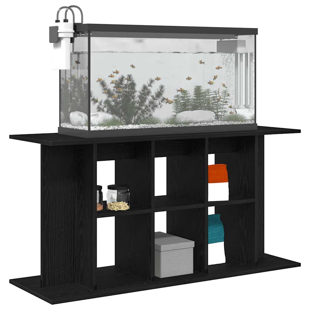 vidaXL Suport acvariu Stejar negru 120x40x60 cm Lemn prelucrat vidaXL Suport acvariu Stejar negru 120x40x60 cm Lemn prelucrat