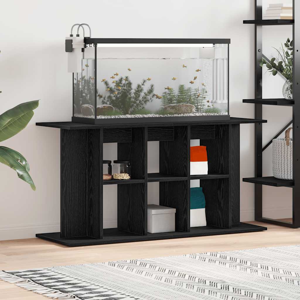 vidaXL Suport acvariu Stejar negru 120x40x60 cm Lemn prelucrat vidaXL Suport acvariu Stejar negru 120x40x60 cm Lemn prelucrat