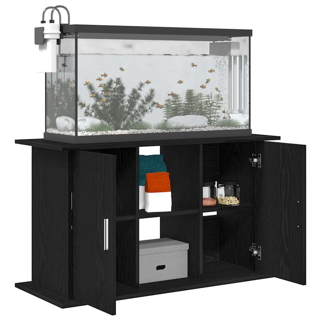 vidaXL Suport acvariu Stejar negru 101x41x58 cm Lemn prelucrat vidaXL Suport acvariu Stejar negru 101x41x58 cm Lemn prelucrat