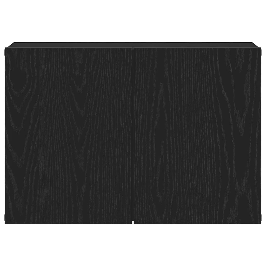 vidaXL Comodă TV din stejar negru 60x30x41 cm, lemn stratificat vidaXL Comodă TV din stejar negru 60x30x41 cm, lemn stratificat