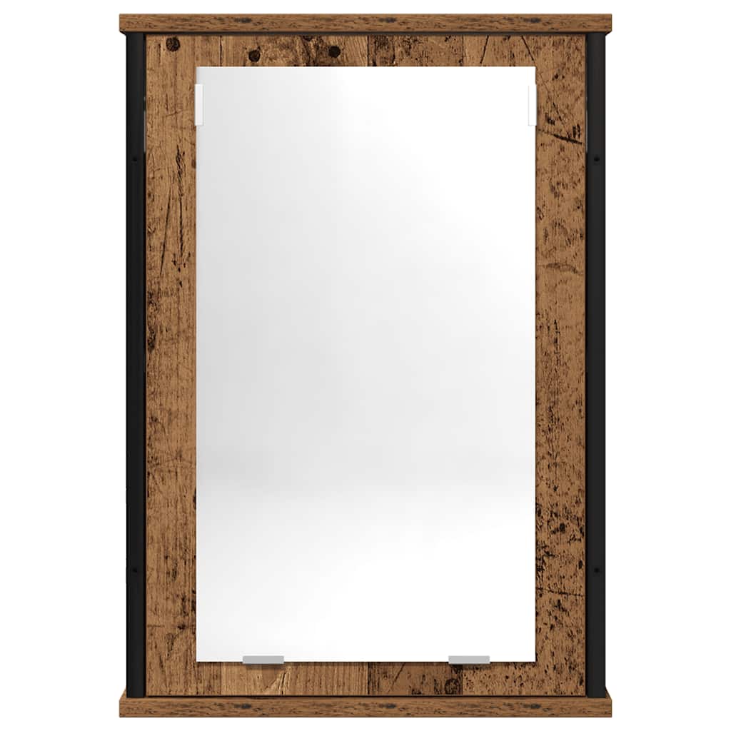 vidaXL Dulap cu oglindă de baie lemn vechi 42x12x60 cm lemn prelucrat vidaXL Dulap cu oglindă de baie lemn vechi 42x12x60 cm lemn prelucrat