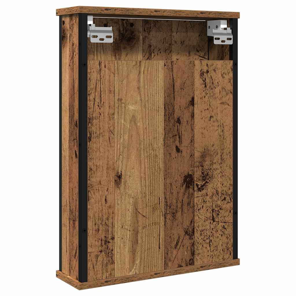 vidaXL Dulap cu oglindă de baie lemn vechi 42x12x60 cm lemn prelucrat vidaXL Dulap cu oglindă de baie lemn vechi 42x12x60 cm lemn prelucrat