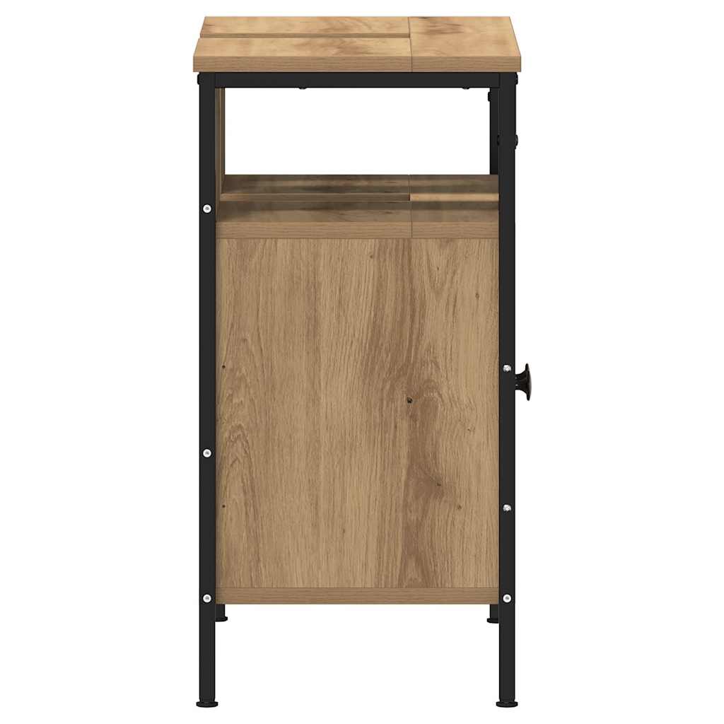 vidaXL Dulap pentru chiuveta de baie Stejar Artisan lemn prelucrat vidaXL Dulap pentru chiuveta de baie Stejar Artisan lemn prelucrat