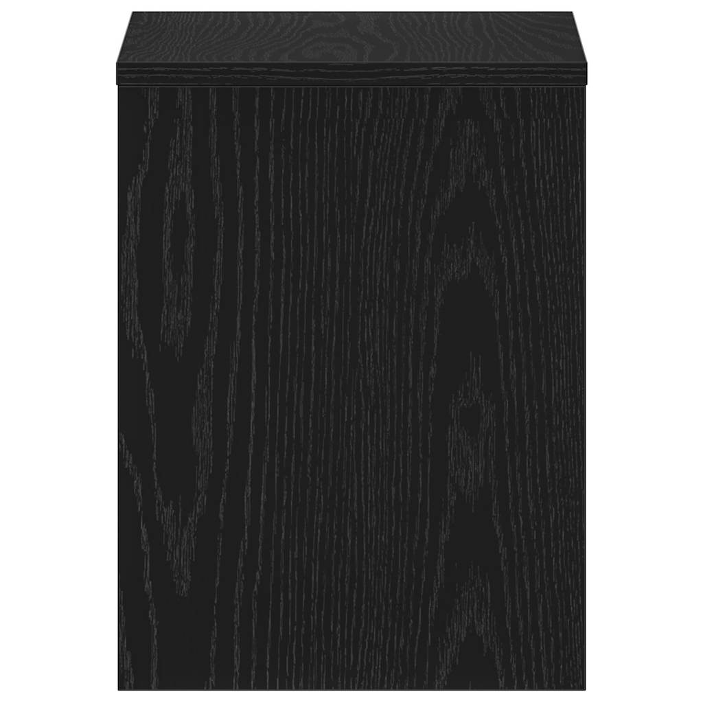 vidaXL Noptiera stejar negru 40x30x40 cm lemn prelucrat