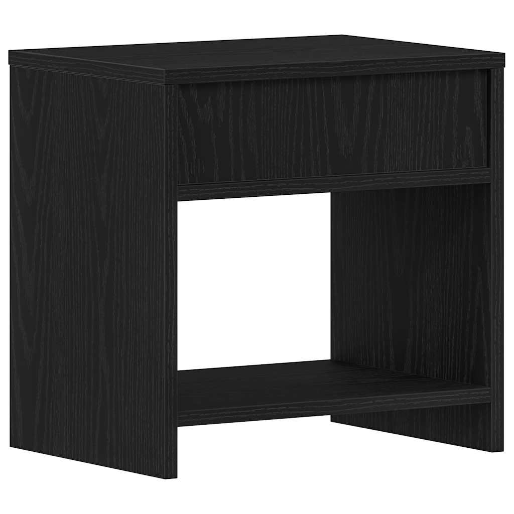 vidaXL Noptiera stejar negru 40x30x40 cm lemn prelucrat