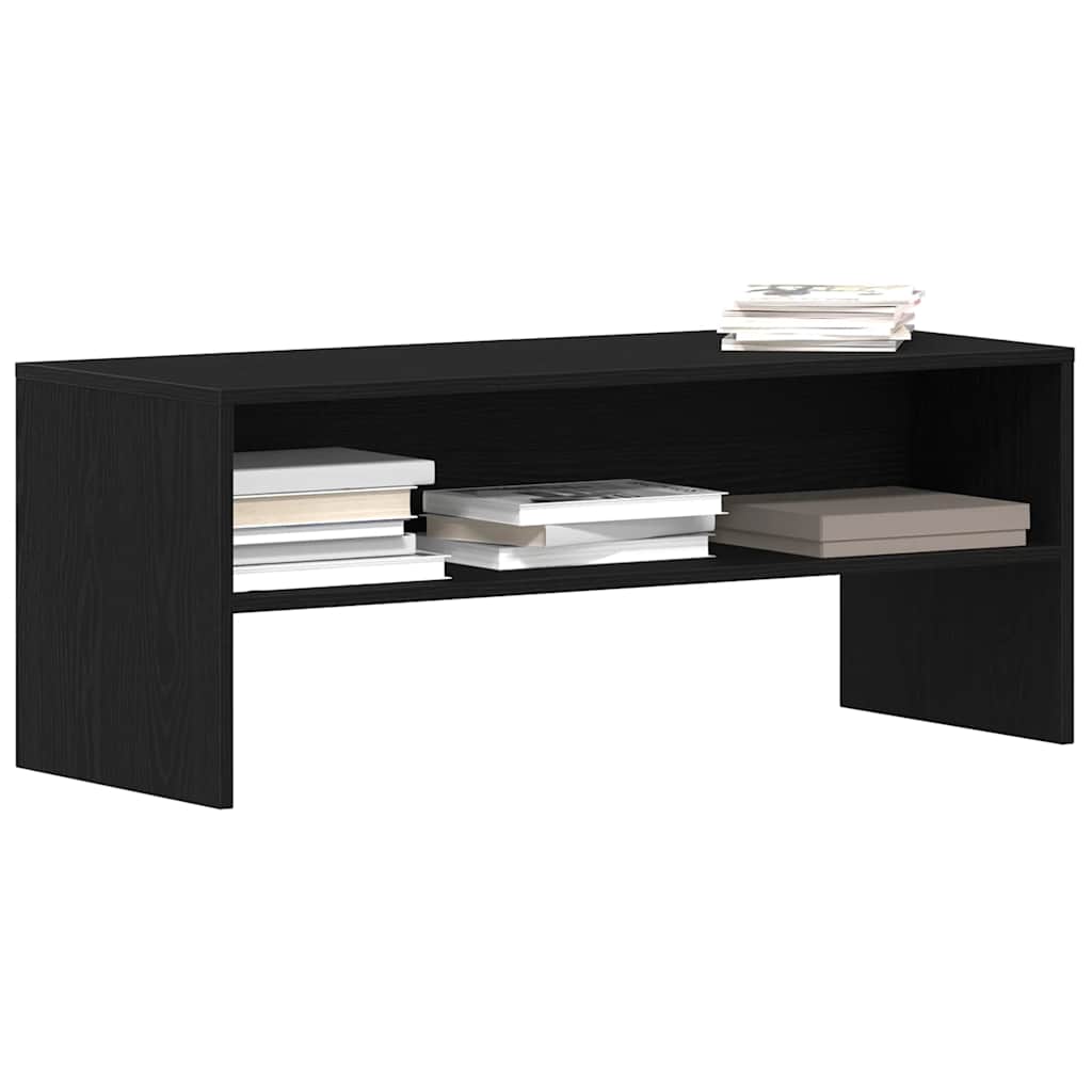 vidaXL Dulap TV Stejar Negru 100x40x40 cm Lemn prelucrat