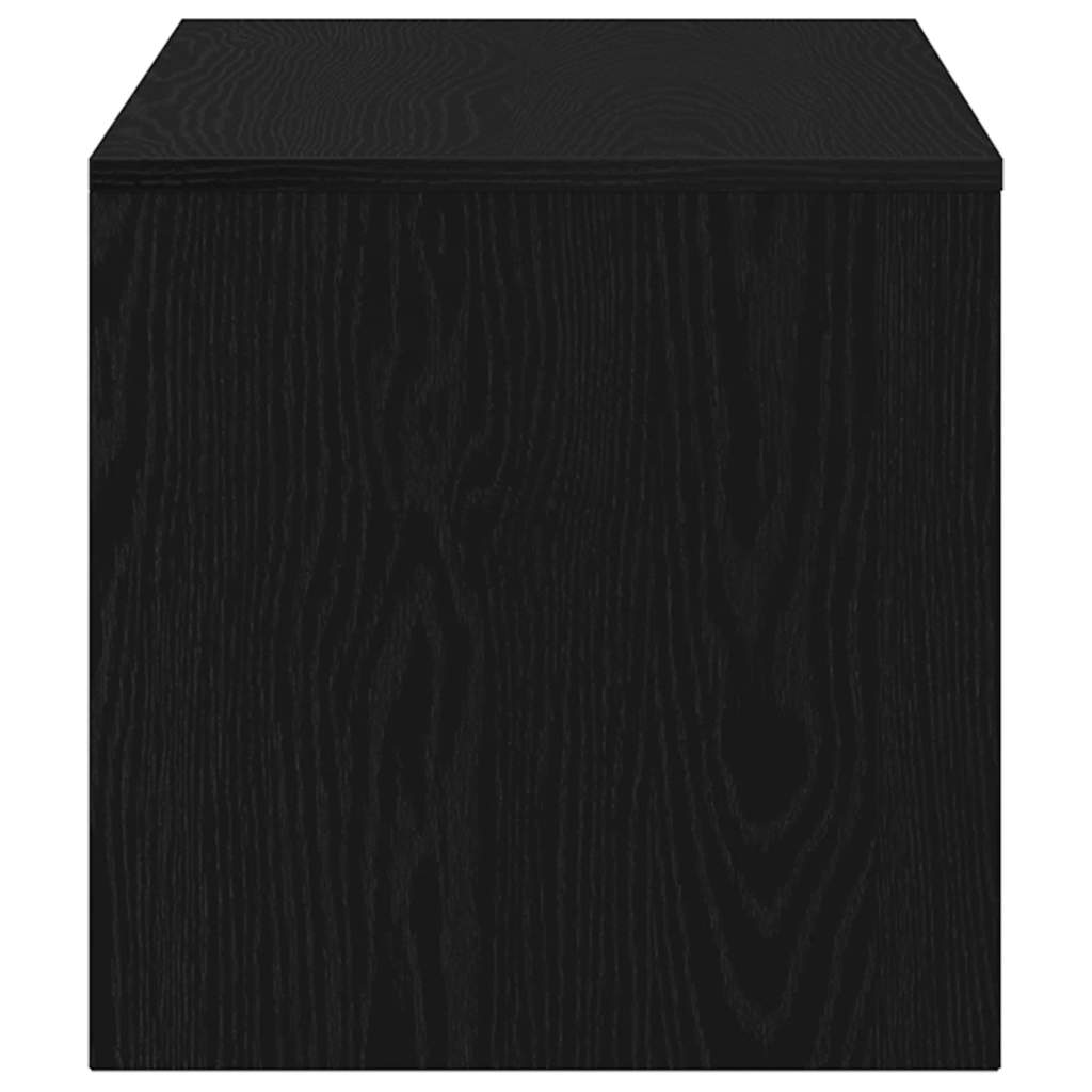vidaXL Dulap TV Stejar Negru 100x40x40 cm Lemn prelucrat