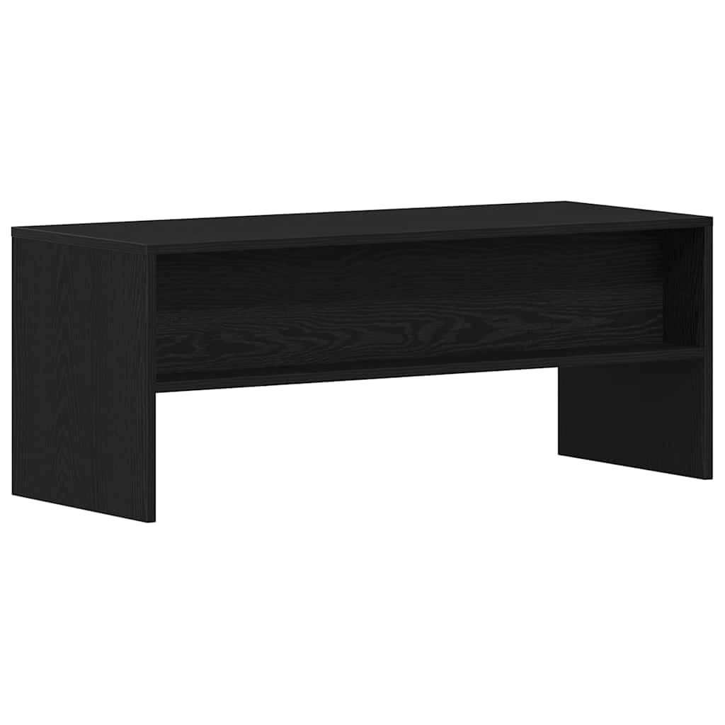 vidaXL Dulap TV Stejar Negru 100x40x40 cm Lemn prelucrat