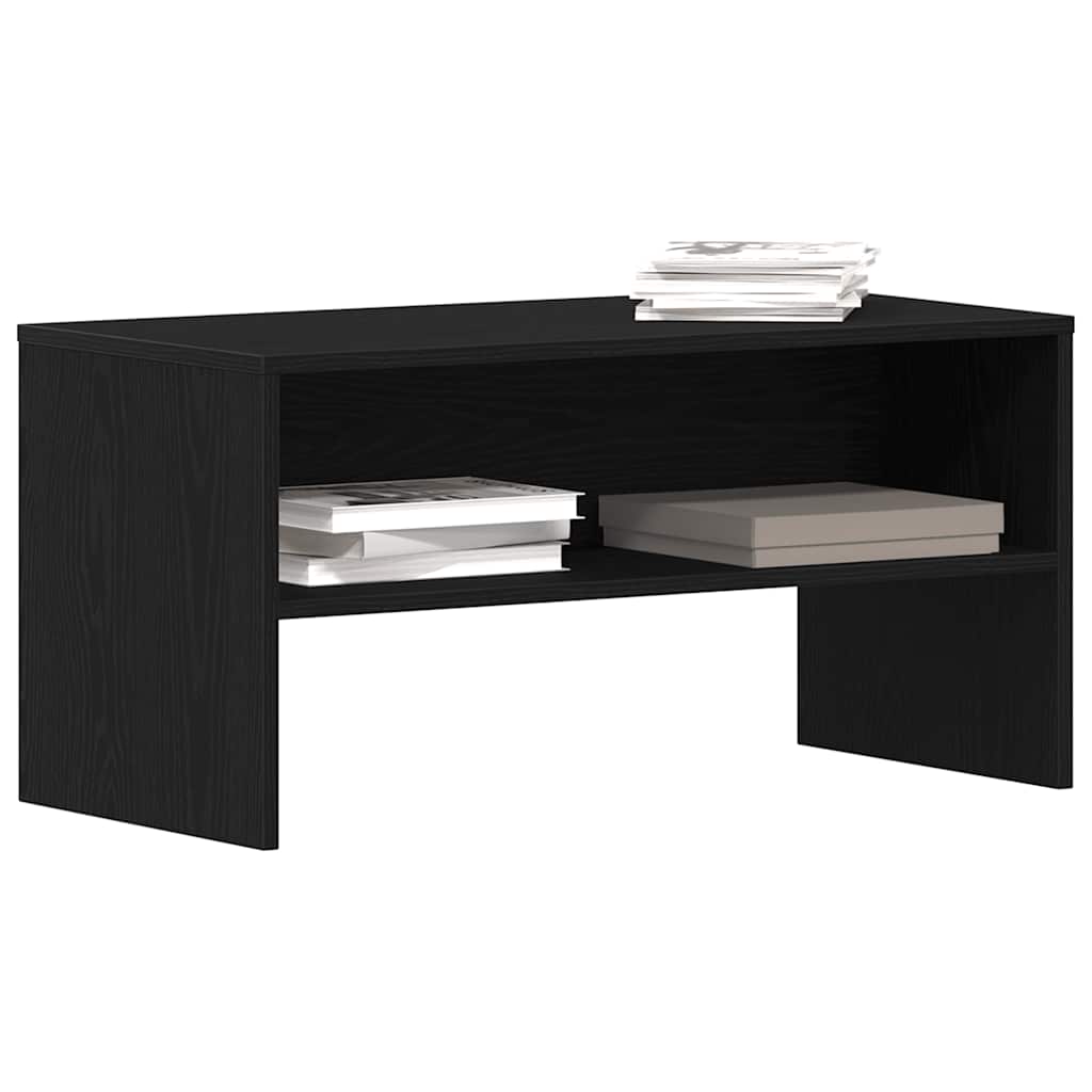 vidaXL Dulap TV Stejar Negru 80x40x40 cm Lemn prelucrat