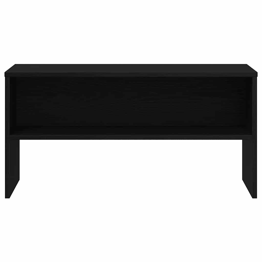 vidaXL Dulap TV Stejar Negru 80x40x40 cm Lemn prelucrat