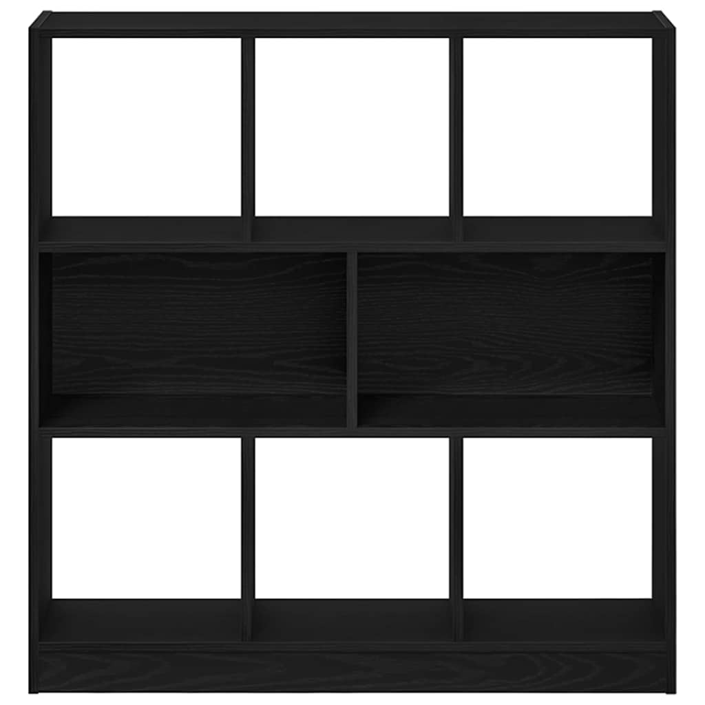 vidaXL Dulap cu cărți stejar negru 97,5x29,5x100 cm lemn prelucrat vidaXL Dulap cu cărți stejar negru 97,5x29,5x100 cm lemn prelucrat