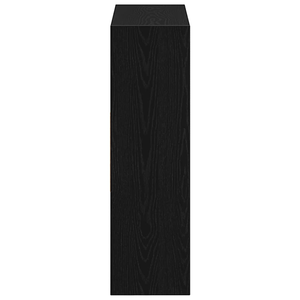 vidaXL Dulap cu cărți stejar negru 97,5x29,5x100 cm lemn prelucrat vidaXL Dulap cu cărți stejar negru 97,5x29,5x100 cm lemn prelucrat