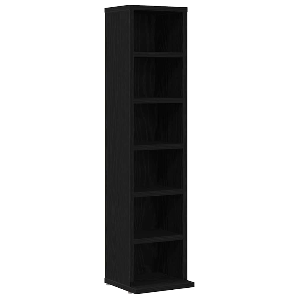 vidaXL Dulap CD-uri Stejar negru 21x20x88 cm Lemn prelucrat vidaXL Dulap CD-uri Stejar negru 21x20x88 cm Lemn prelucrat