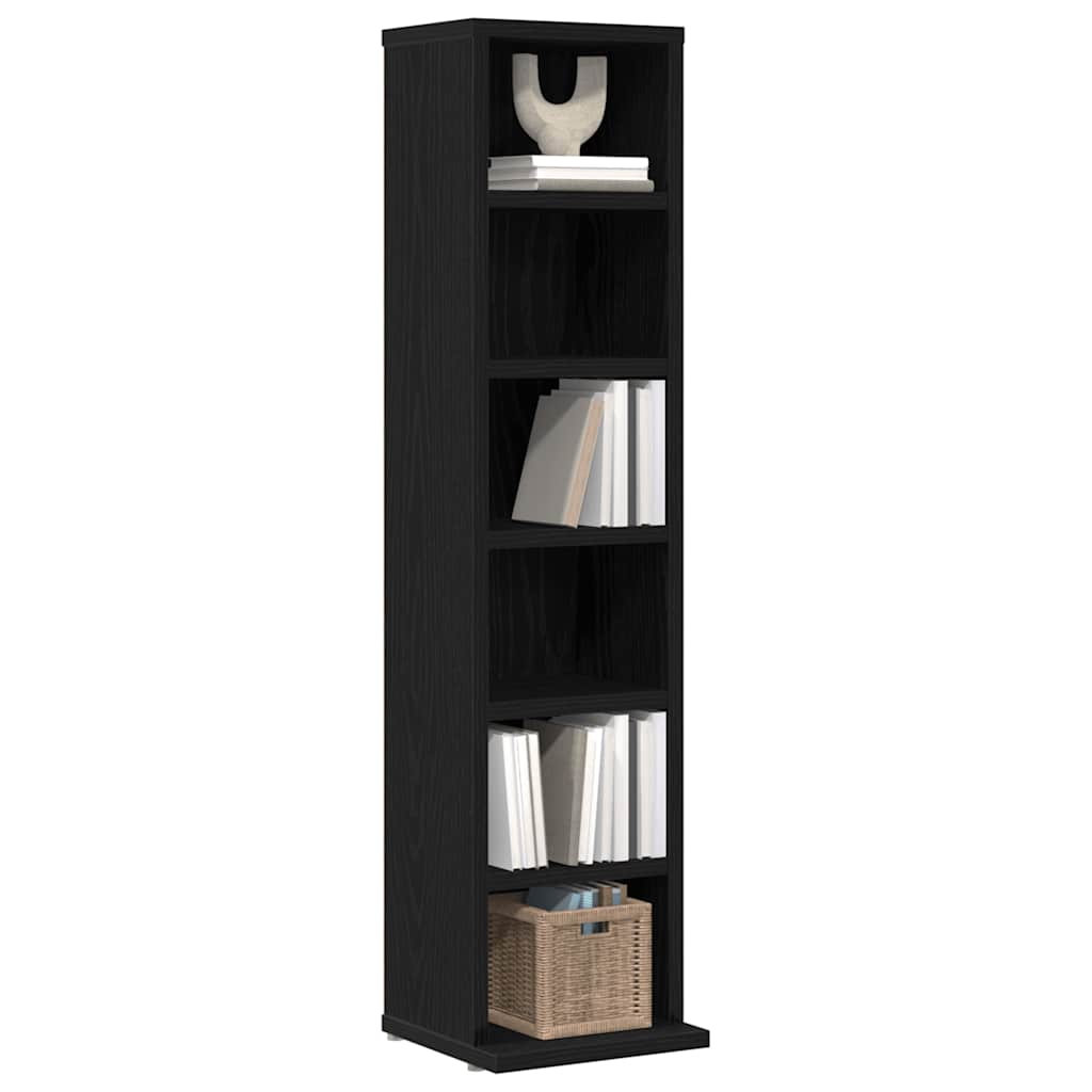 vidaXL Dulap CD-uri Stejar negru 21x20x88 cm Lemn prelucrat vidaXL Dulap CD-uri Stejar negru 21x20x88 cm Lemn prelucrat