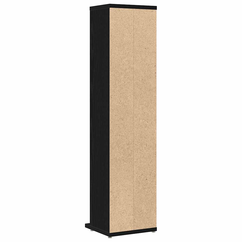 vidaXL Dulap CD-uri Stejar negru 21x20x88 cm Lemn prelucrat vidaXL Dulap CD-uri Stejar negru 21x20x88 cm Lemn prelucrat
