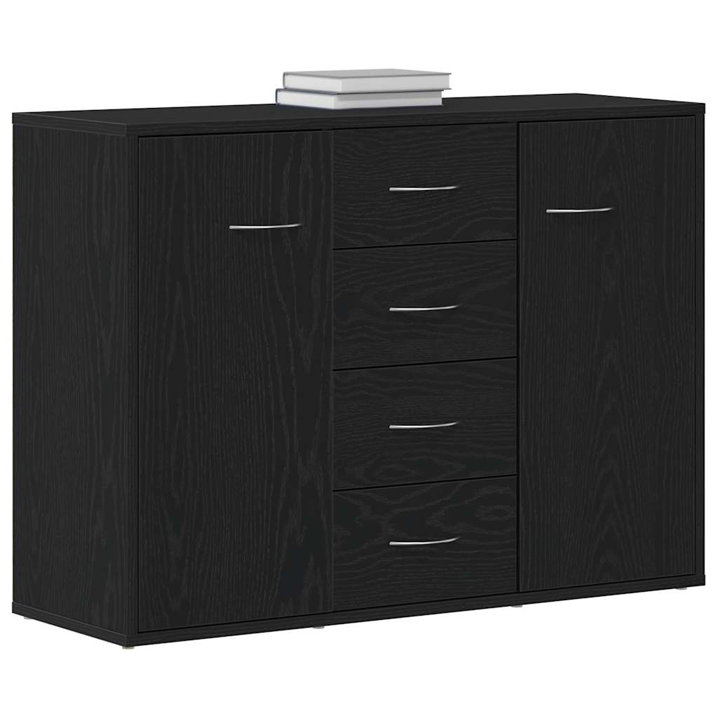 vidaXL Bufetă, stejar negru, 88x30x64 cm, lemn prelucrat vidaXL Bufetă, stejar negru, 88x30x64 cm, lemn prelucrat