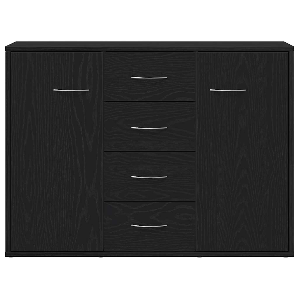 vidaXL Bufetă, stejar negru, 88x30x64 cm, lemn prelucrat vidaXL Bufetă, stejar negru, 88x30x64 cm, lemn prelucrat