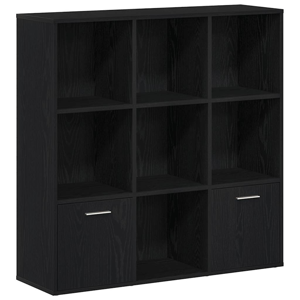 vidaXL Bibliotecă, stejar negru, 98x29x97,5 cm, lemn prelucrat vidaXL Bibliotecă, stejar negru, 98x29x97,5 cm, lemn prelucrat