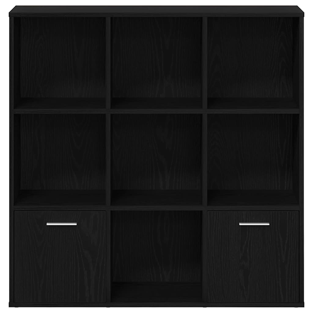 vidaXL Bibliotecă, stejar negru, 98x29x97,5 cm, lemn prelucrat vidaXL Bibliotecă, stejar negru, 98x29x97,5 cm, lemn prelucrat