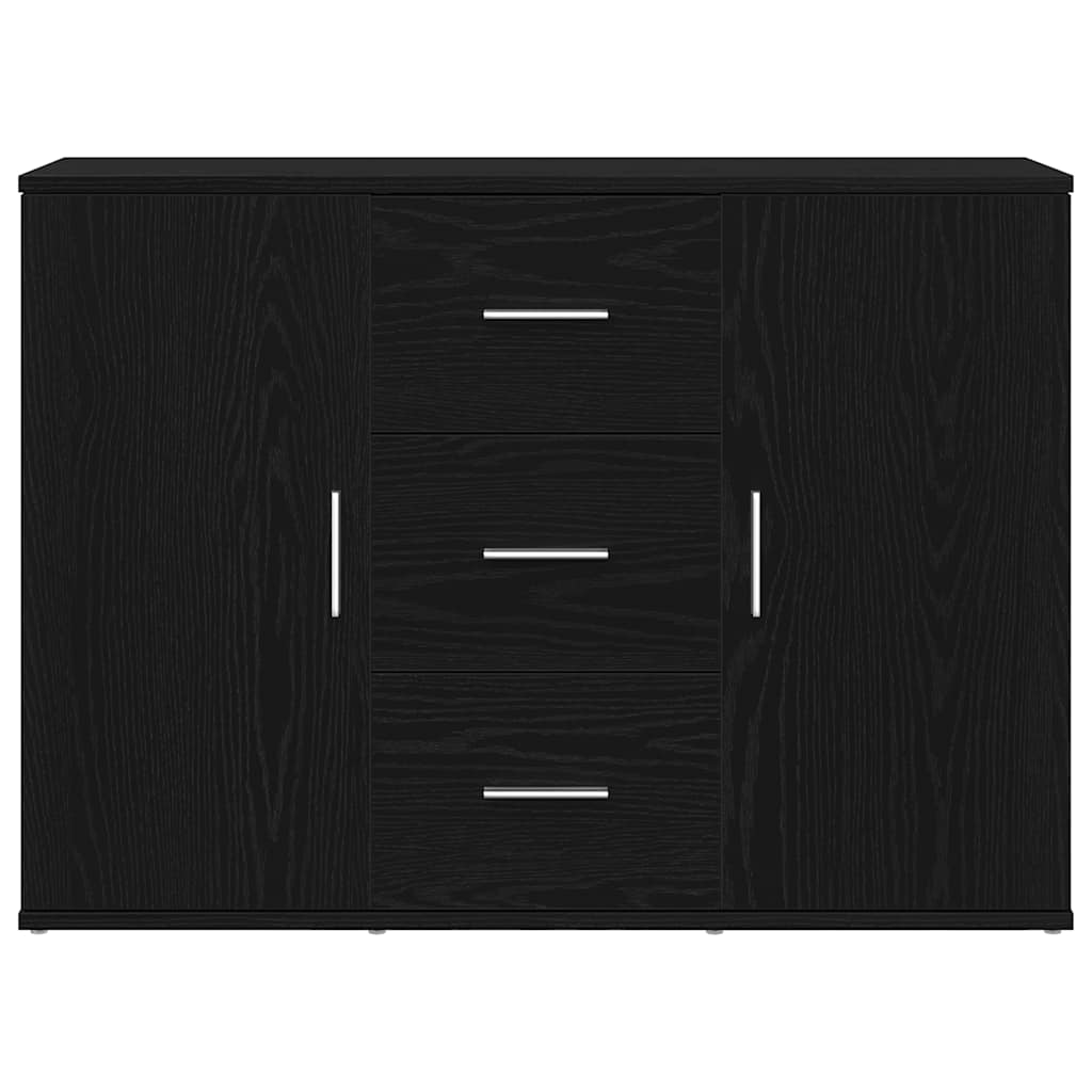 vidaXL Bufetă Stejar negru 91x29,5x65 cm Lemn prelucrat vidaXL Bufetă Stejar negru 91x29,5x65 cm Lemn prelucrat