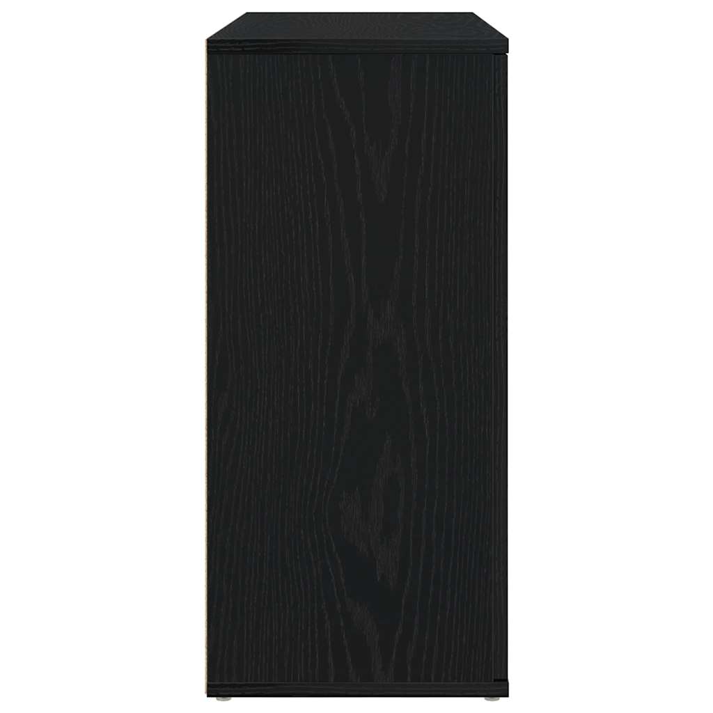vidaXL Bufetă Stejar negru 91x29,5x65 cm Lemn prelucrat vidaXL Bufetă Stejar negru 91x29,5x65 cm Lemn prelucrat