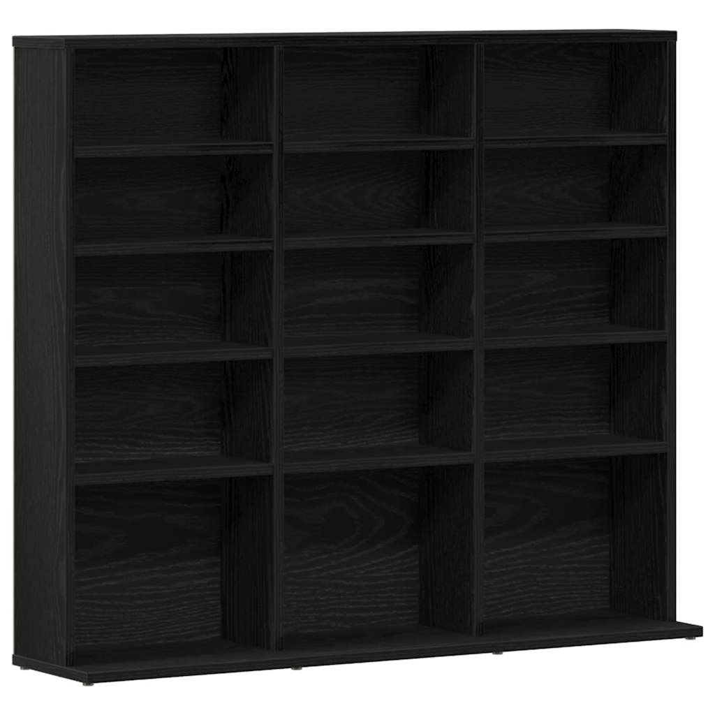 vidaXL Dulap pentru CD-uri, stejar negru, 100x23x89,5 cm vidaXL Dulap pentru CD-uri, stejar negru, 100x23x89,5 cm