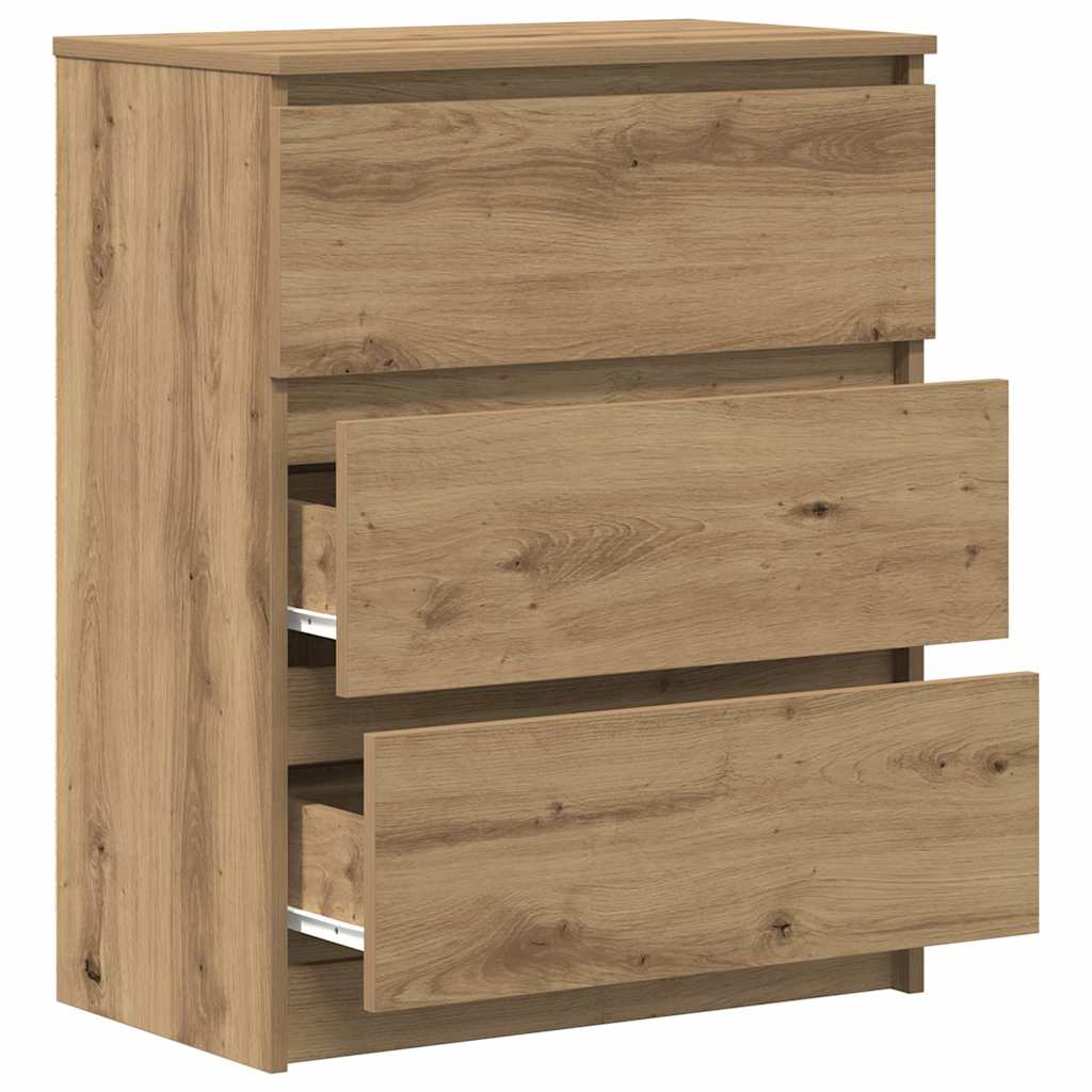 vidaXL Servantă, stejar artizanal, 60x35x76 cm, lemn prelucrat