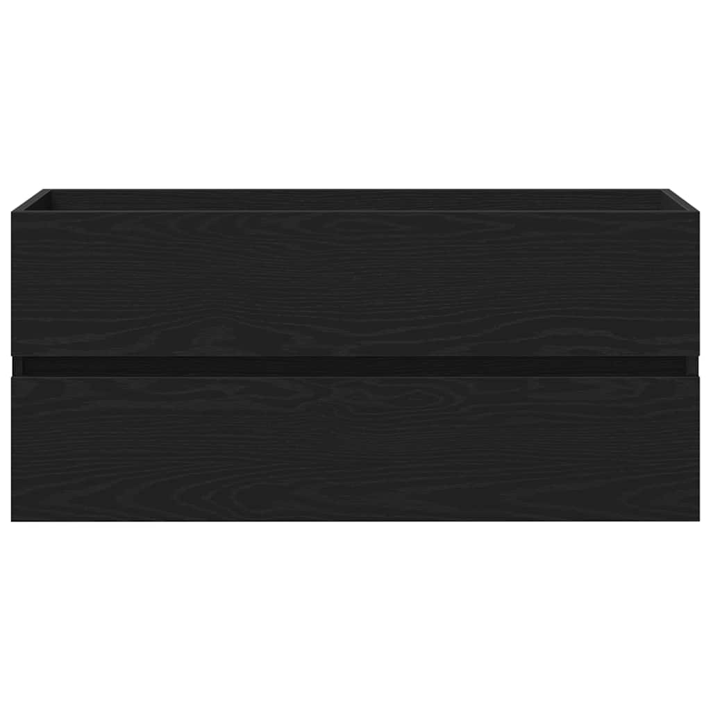 vidaXL Dulap pentru chiuvetă Stejar negru 100x38,5x45cm Lemn prelucrat vidaXL Dulap pentru chiuvetă Stejar negru 100x38,5x45cm Lemn prelucrat