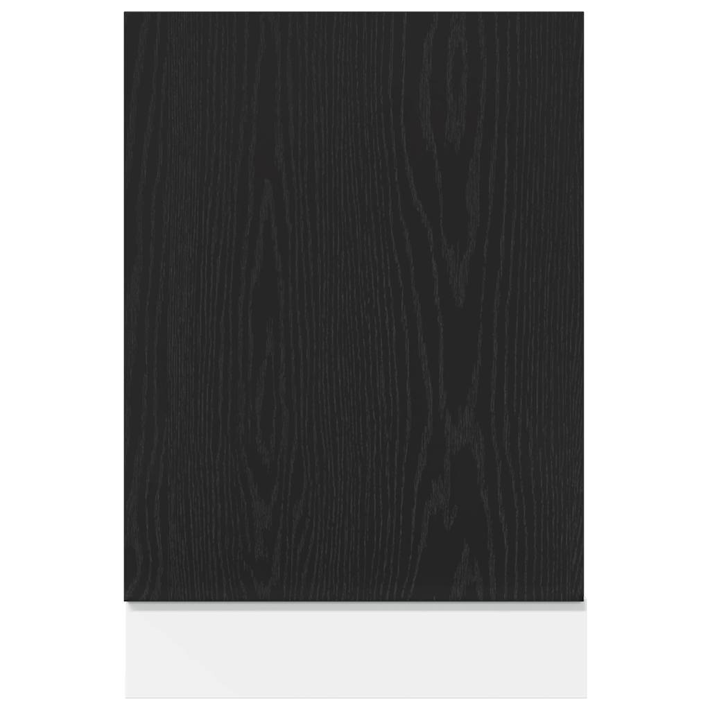 vidaXL Panou mașină spălat vase “Lyon”, stejar negru, 45x1,5x67 cm