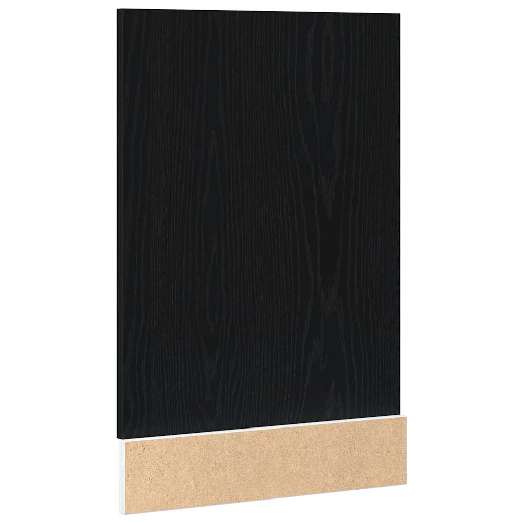 vidaXL Panou mașină spălat vase “Lyon”, stejar negru, 45x1,5x67 cm