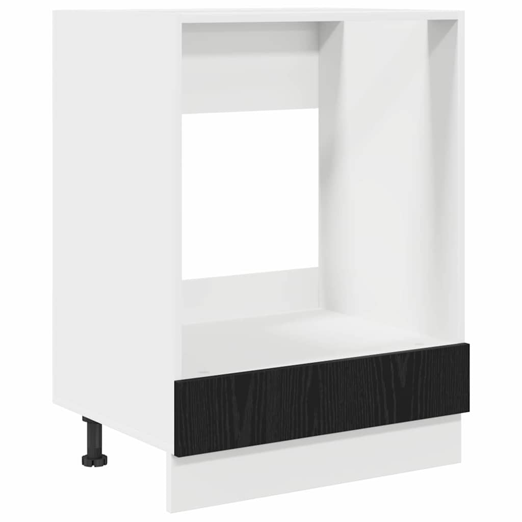 vidaXL Dulap suspendat Riga Stejar Negru 60 x 46 x 81,5 cm