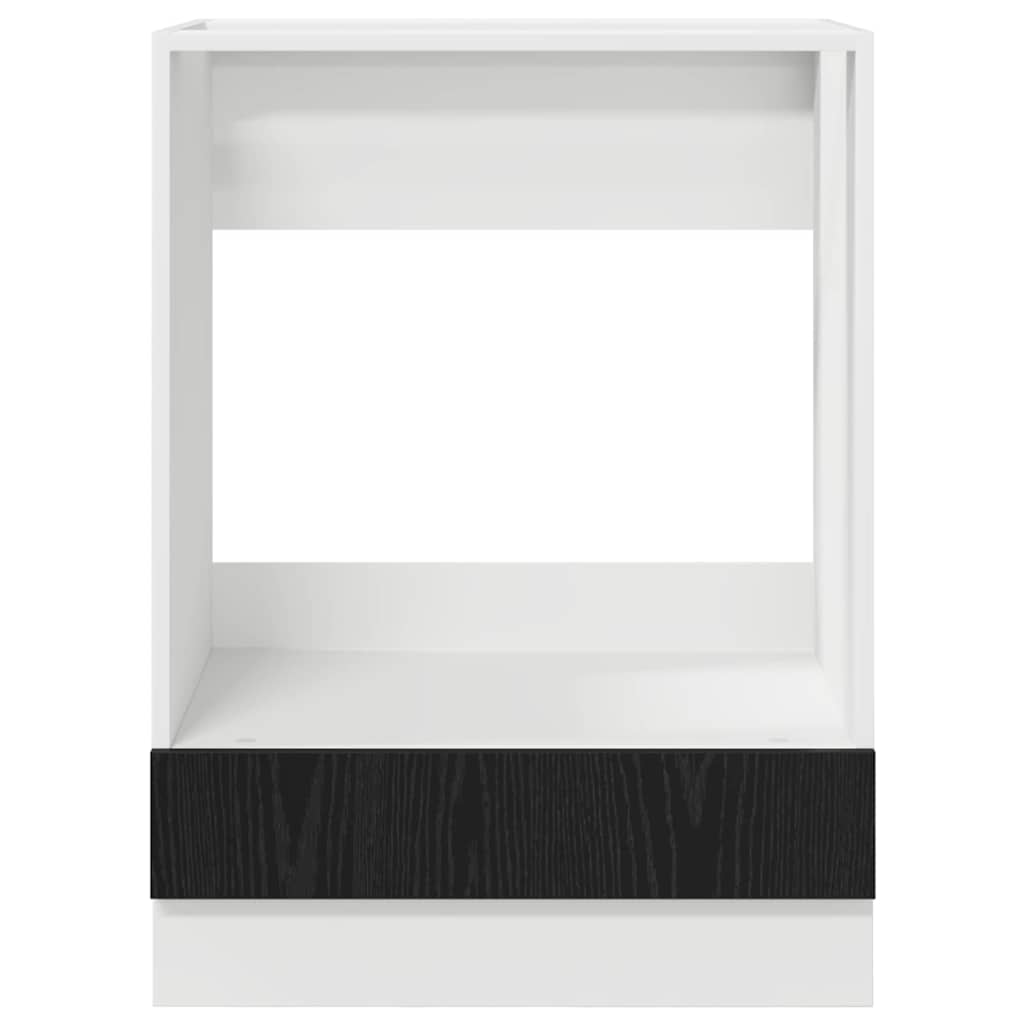 vidaXL Dulap suspendat Riga Stejar Negru 60 x 46 x 81,5 cm