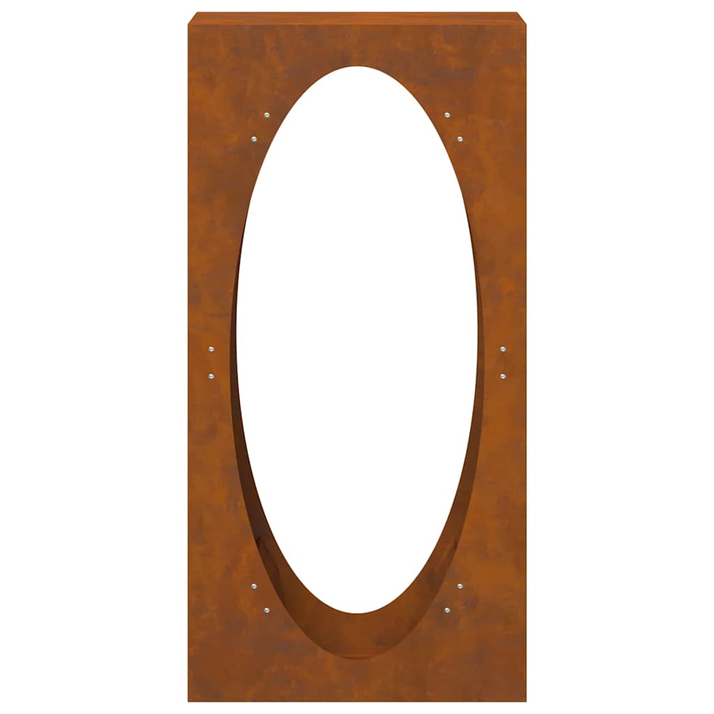 vidaXL Suport pentru lemne de foc 50x23x100 cm Oțel pentru intemperii