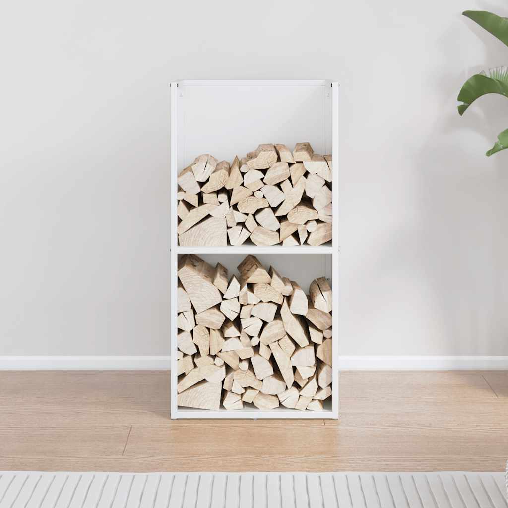 vidaXL Suport pentru lemne de foc alb 40x30x80 cm Oțel laminat la rece vidaXL Suport pentru lemne de foc alb 40x30x80 cm Oțel laminat la rece