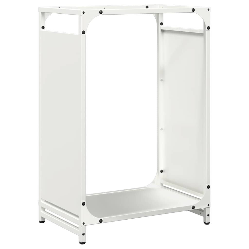 vidaXL Suport pentru lemne de foc alb 44x28x65 cm Oțel laminat la rece vidaXL Suport pentru lemne de foc alb 44x28x65 cm Oțel laminat la rece