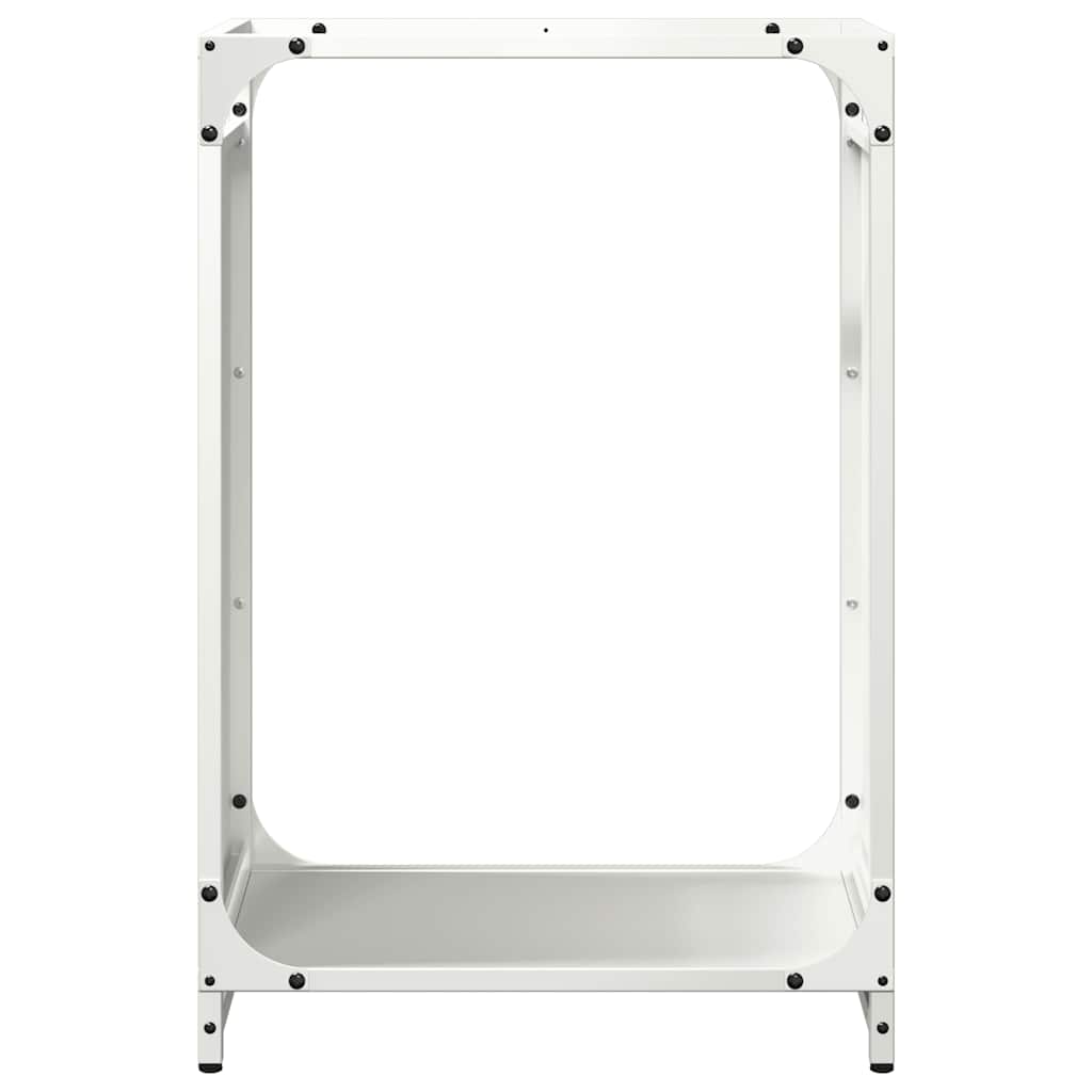 vidaXL Suport pentru lemne de foc alb 44x28x65 cm Oțel laminat la rece vidaXL Suport pentru lemne de foc alb 44x28x65 cm Oțel laminat la rece