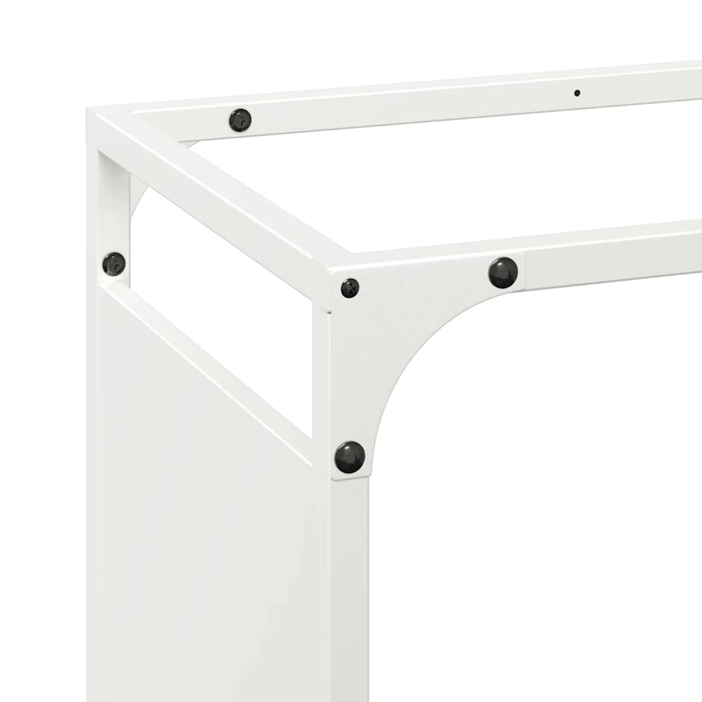 vidaXL Suport pentru lemne de foc alb 90x28x65 cm Oțel laminat la rece vidaXL Suport pentru lemne de foc alb 90x28x65 cm Oțel laminat la rece