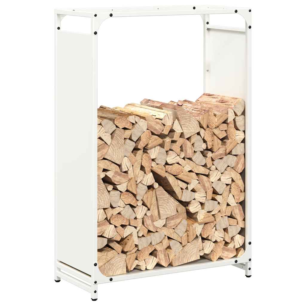 vidaXL Suport pentru lemne de foc alb 60x28x90 cm Oțel laminat la rece vidaXL Suport pentru lemne de foc alb 60x28x90 cm Oțel laminat la rece