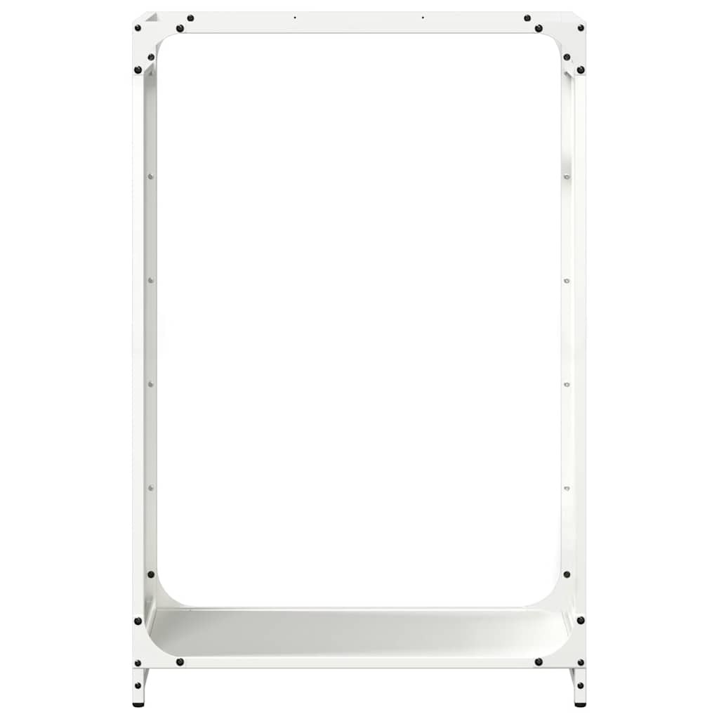 vidaXL Suport pentru lemne de foc alb 60x28x90 cm Oțel laminat la rece vidaXL Suport pentru lemne de foc alb 60x28x90 cm Oțel laminat la rece