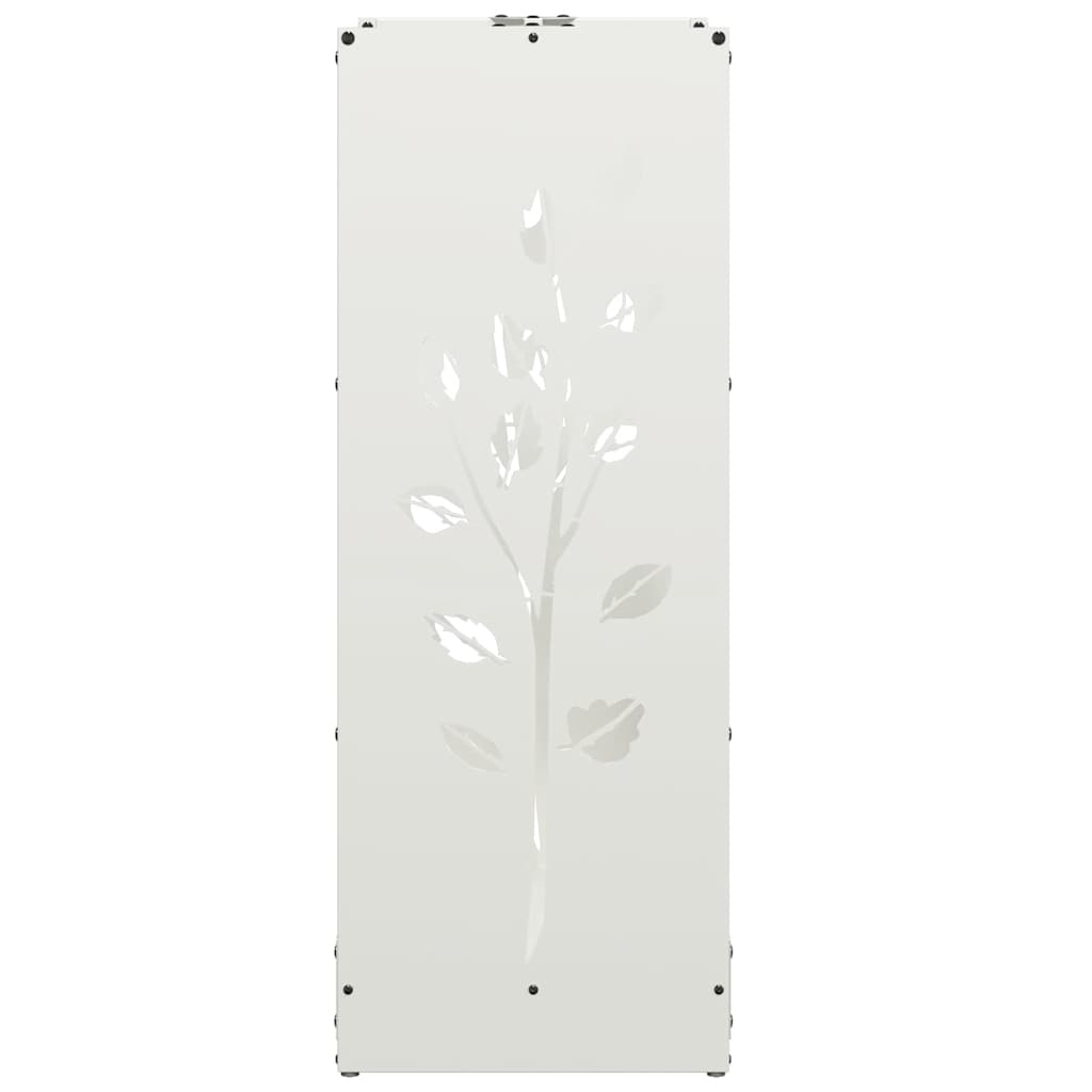 vidaXL Suport pentru lemne de foc alb 40x30x80 cm Oțel laminat la rece vidaXL Suport pentru lemne de foc alb 40x30x80 cm Oțel laminat la rece