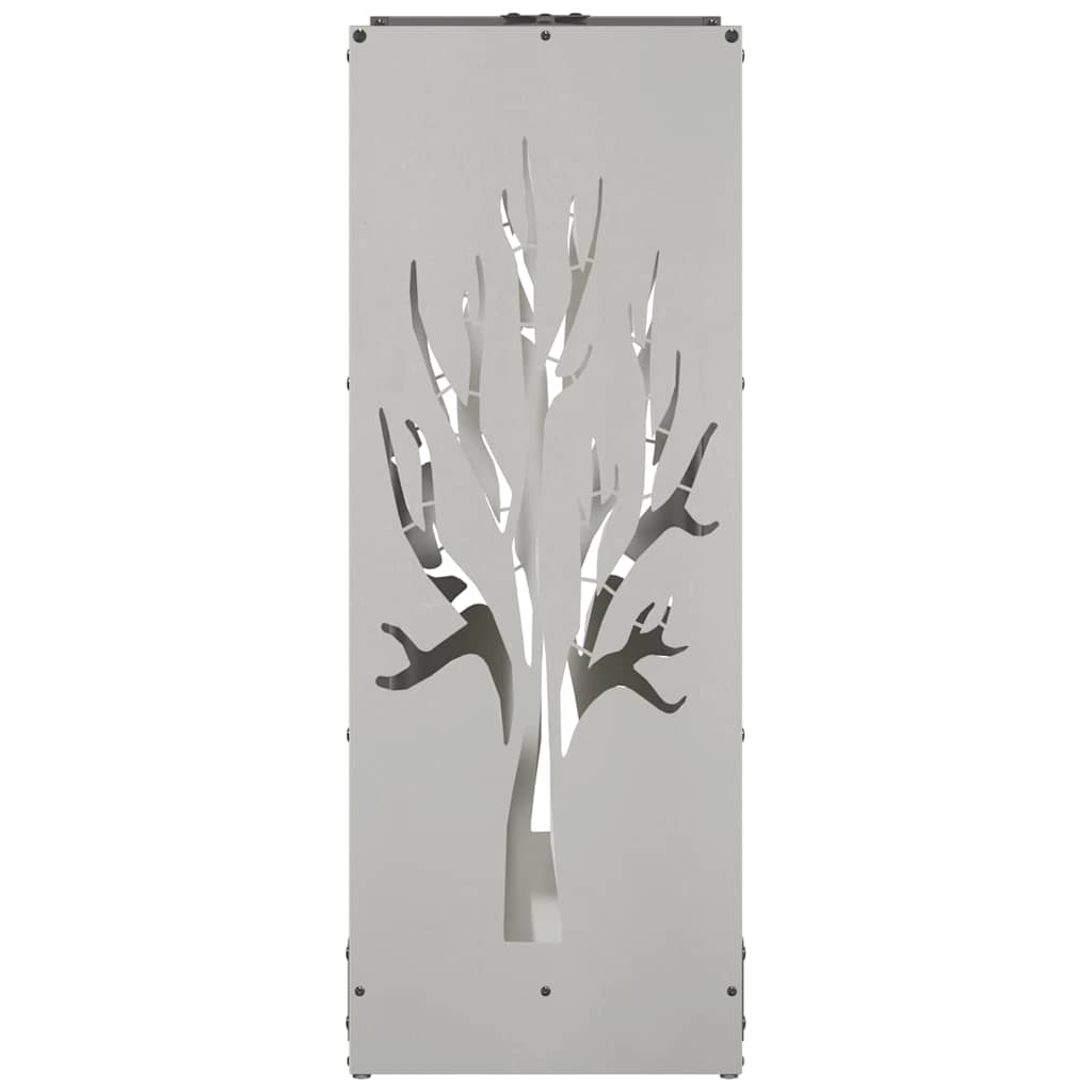 vidaXL Suport pentru lemne de foc 40x30x80 cm oțel inoxidabil vidaXL Suport pentru lemne de foc 40x30x80 cm oțel inoxidabil