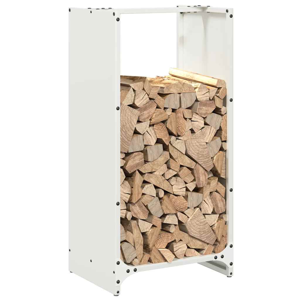 vidaXL Suport pentru lemne de foc alb 40x30x80 cm Oțel laminat la rece vidaXL Suport pentru lemne de foc alb 40x30x80 cm Oțel laminat la rece