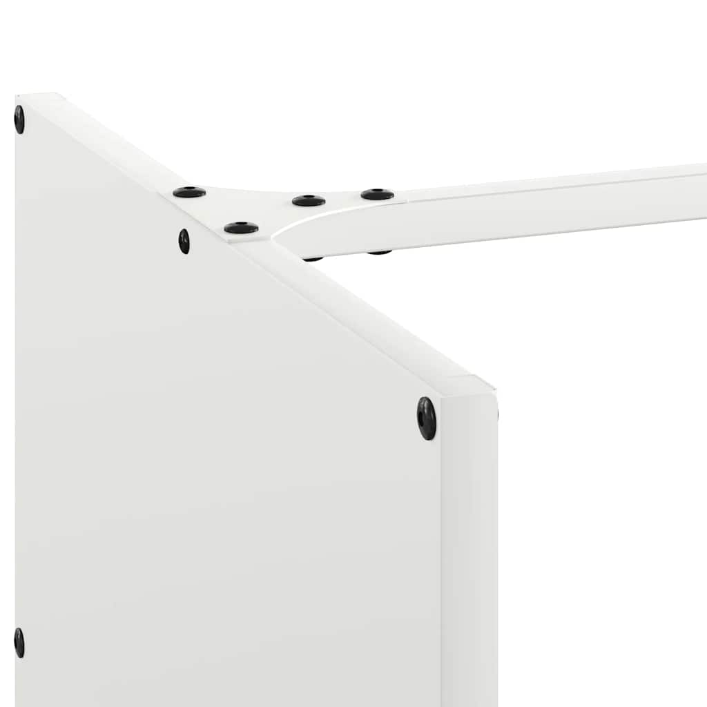 vidaXL Suport pentru lemne de foc alb 40x40x40 cm Oțel laminat la rece vidaXL Suport pentru lemne de foc alb 40x40x40 cm Oțel laminat la rece